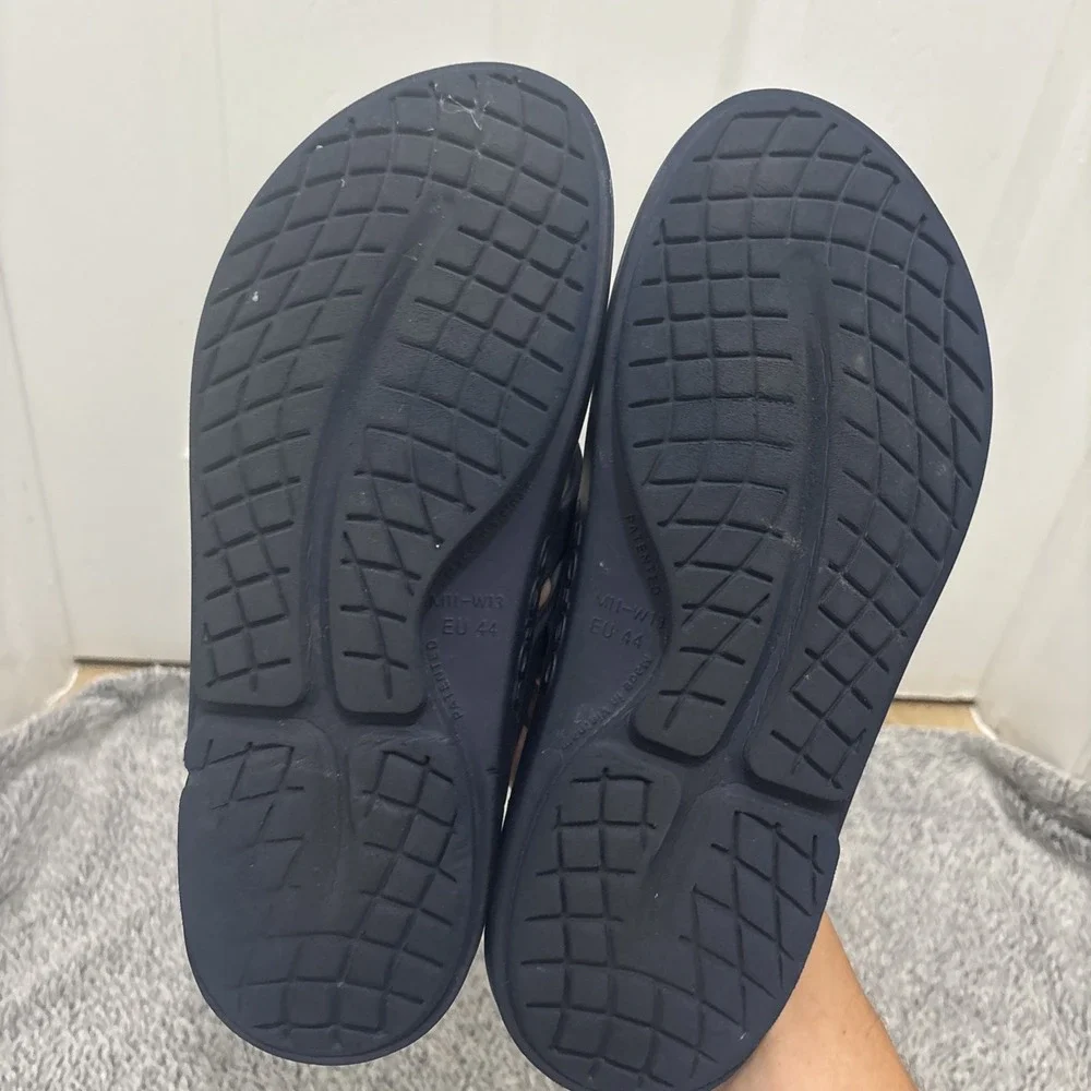 Oofos The Original Recovery Footwear Navy Blue Mens 11 Womens 13